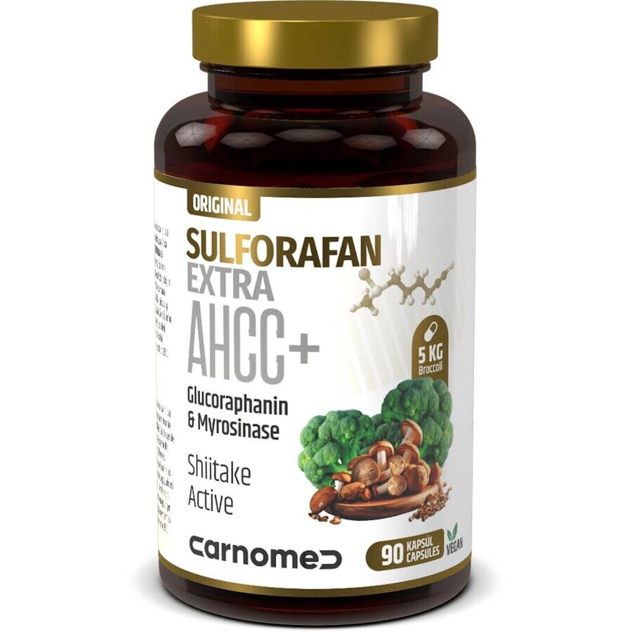 CarnoMed Sulforafaan Extra AHCC + 90 capsules