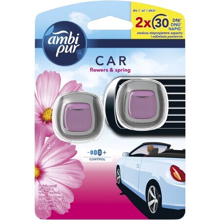 AmbiPur Car Jaguar Flori și primăvară 2 x 2 ml