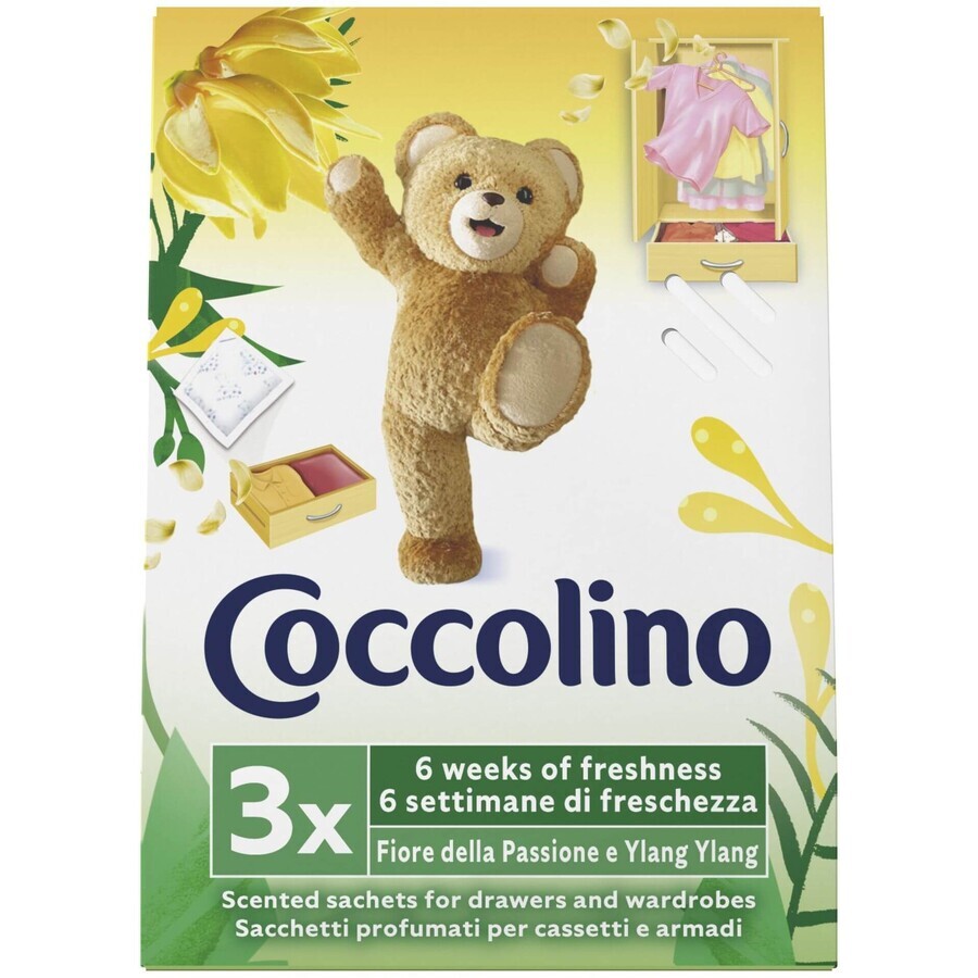 Pungi parfumate Coccolino fructul pasiunii 3 buc