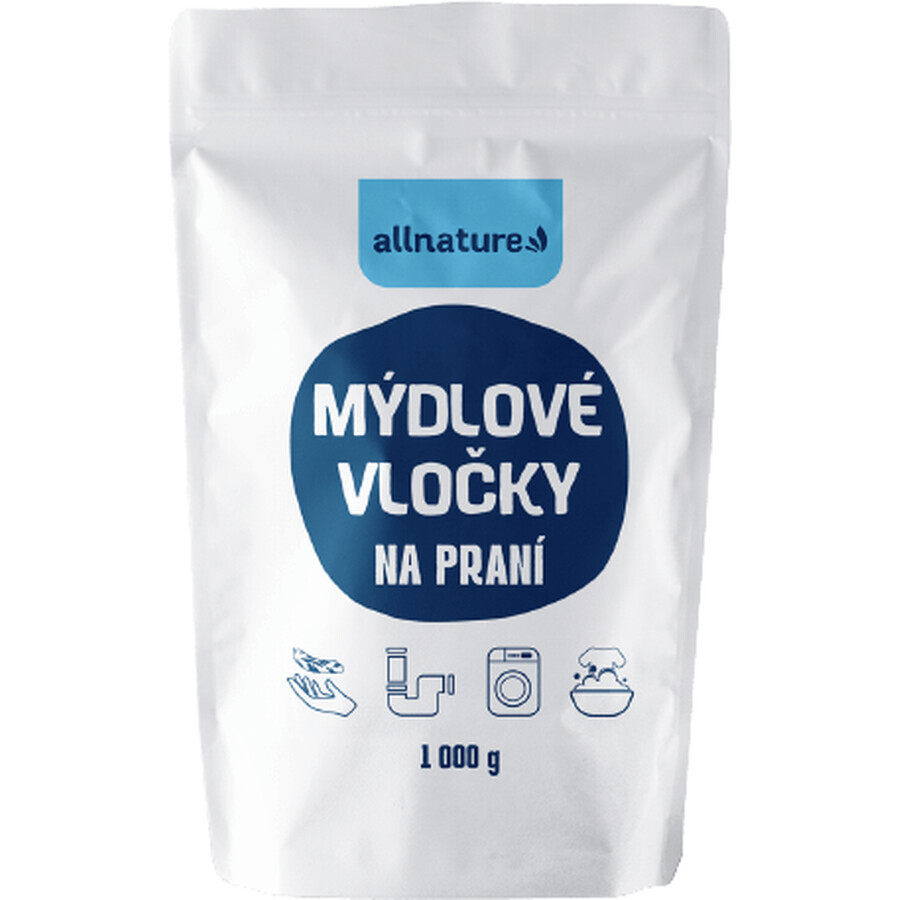 Fulgi de săpun Allnature pentru spălare 1000 g