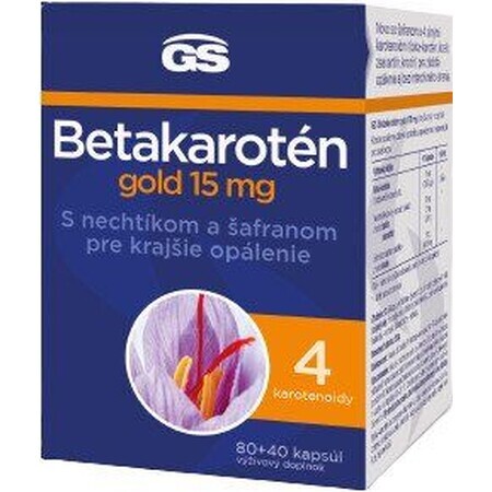 GS Betacaroten aur 15 mg, capsule 80+40