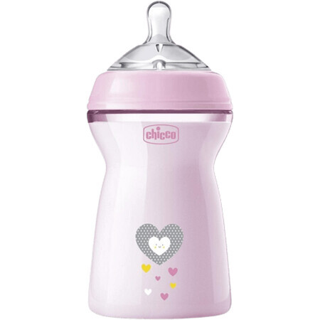 Chicco Natural Feeling Baby Bottle Girl 6m+ 330 ml