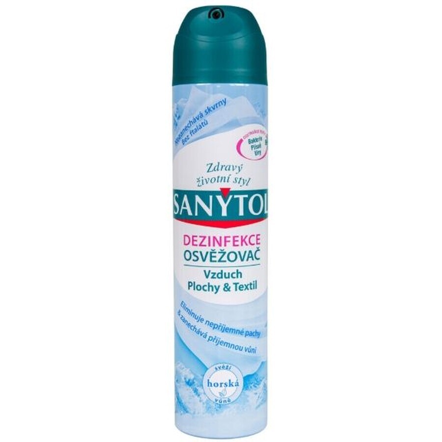 Sanytol Deodorant dezinfectant, suprafețe și textile Parfum de munte 300 ml