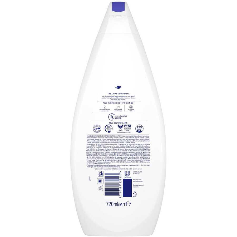 Dove Gel Doccia Nutriente Profondo 720 ml