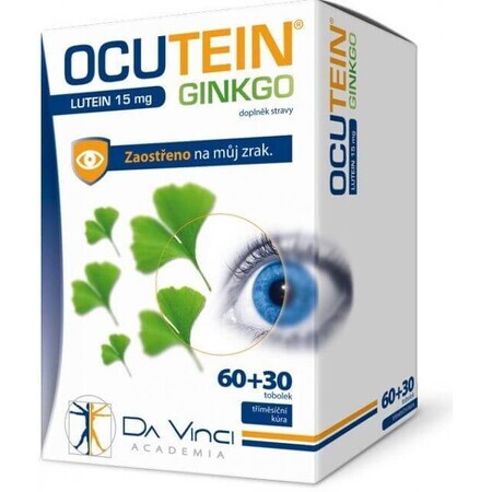 Ocutein GINKGO Lutein 15 mg - DA VINCI 90 Kapseln