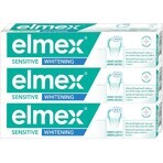 Elmex Sensitive pastă de dinți albitoare 3 x 75 ml