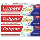 Pasta de dinți Colgate Total Whitening 3 x 75 ml