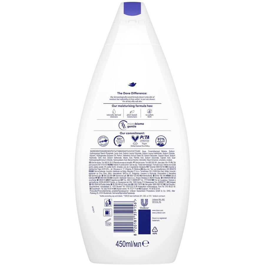 Dove Gel Doccia Nutriente Profondo 400 ml