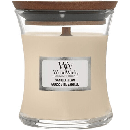 Lumânare Woodwick Vanilla Bean în formă de vază 85 g