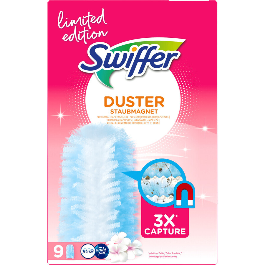 Prafuri de schimb Swiffer Duster - ediție limitată roz 9 buc