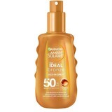 Garnier Ambre Solaire Ideal Bronze Spray Bronzant Loțiune de corp SPF 50, 150 ml