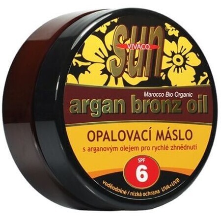 Vivaco Unt bronzant cu ulei de argan pentru bronzare rapidă SPF6 200 ml