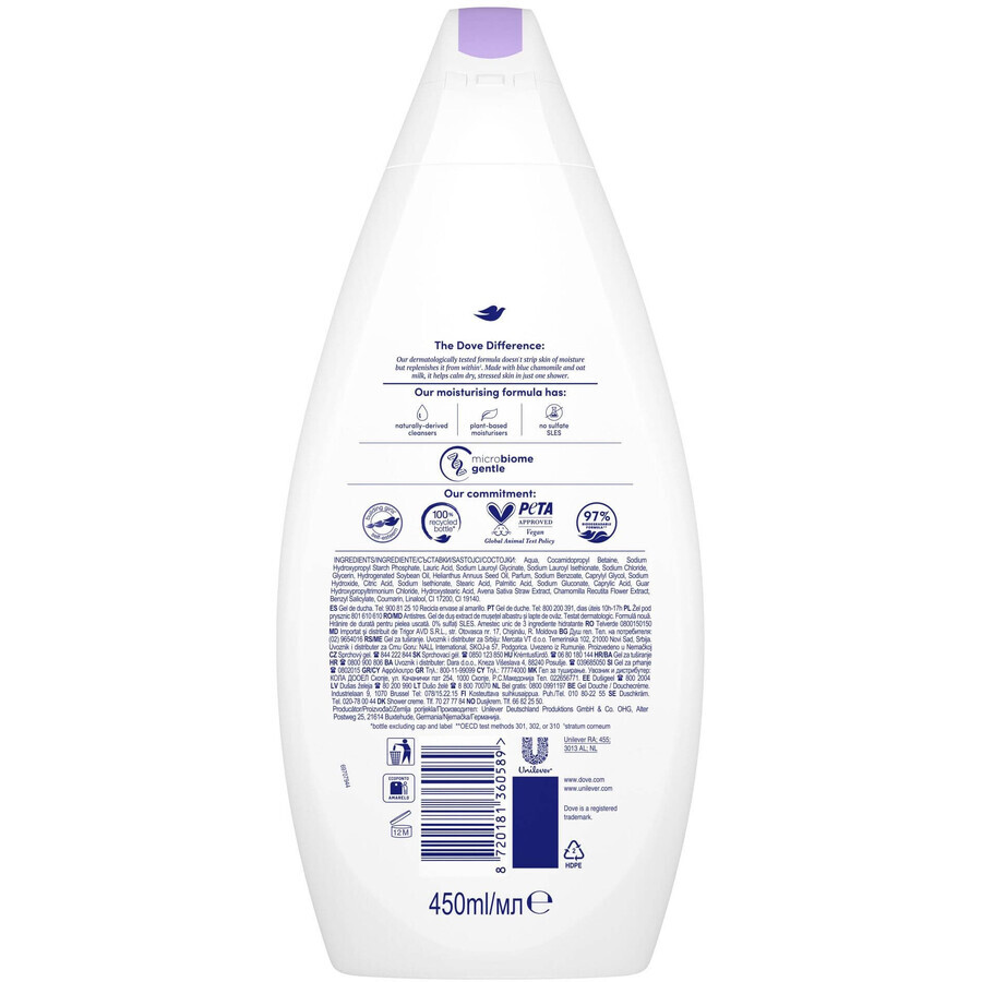 Dove Antistress Gel Doccia 450 ml