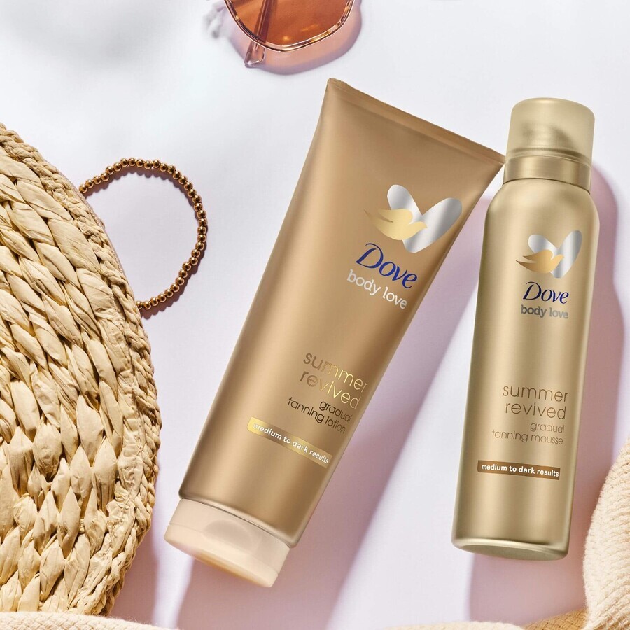 Dove Summer revived Lozione autoabbronzante per il corpo da media a scura 150 ml