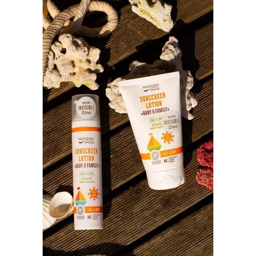 Wooden Spoon Baby & Family Sonnenschutz-Körperlotion SPF30, 100 ml