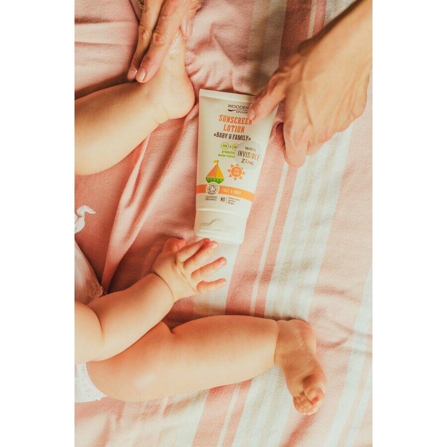 Wooden Spoon Baby & Family Sonnenschutz-Körperlotion SPF30, 100 ml