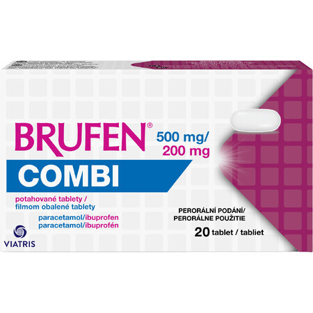 Brufen BRUFEN COMBI TBL FLM 20X500/200 MG 20 comprimate