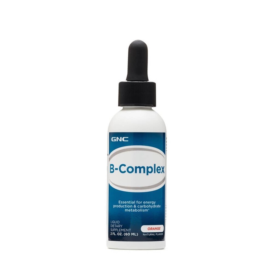 B-COMPLEX Lichid aroma de portocală (705815), 60 ml, GNC