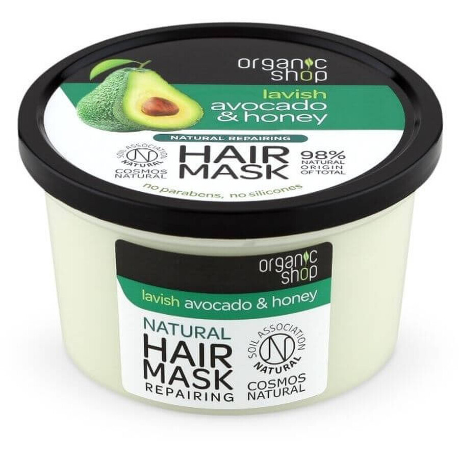 Natura Siberica Organic Shop - Avocado and Honey - Hair Mask 250 ml