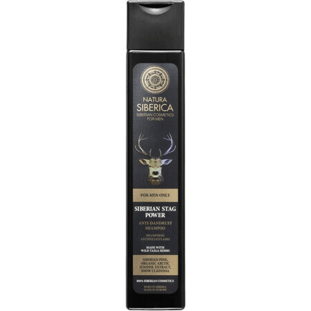 Șampon anti-mătreață pentru bărbați Natura Siberica Cerb siberian 250 ml