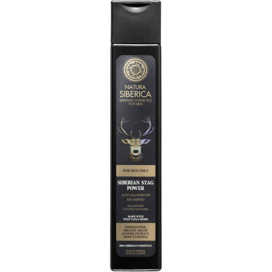 Șampon anti-mătreață pentru bărbați Natura Siberica Cerb siberian 250 ml