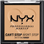 NYX Professional Makeup Can't Stop Won't Stop Mattifying Powder Compact Powder - 05 Golden 6 g