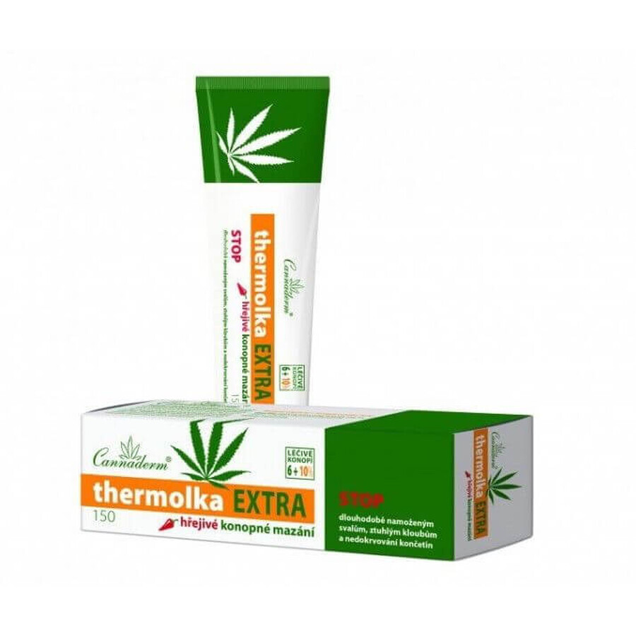 Cannaderm Thermolka Lubricant de cânepă extra cald 150 ml