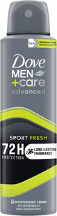 Spray antiperspirant Dove Men+Care Advanced Sport Fresh 150 ml