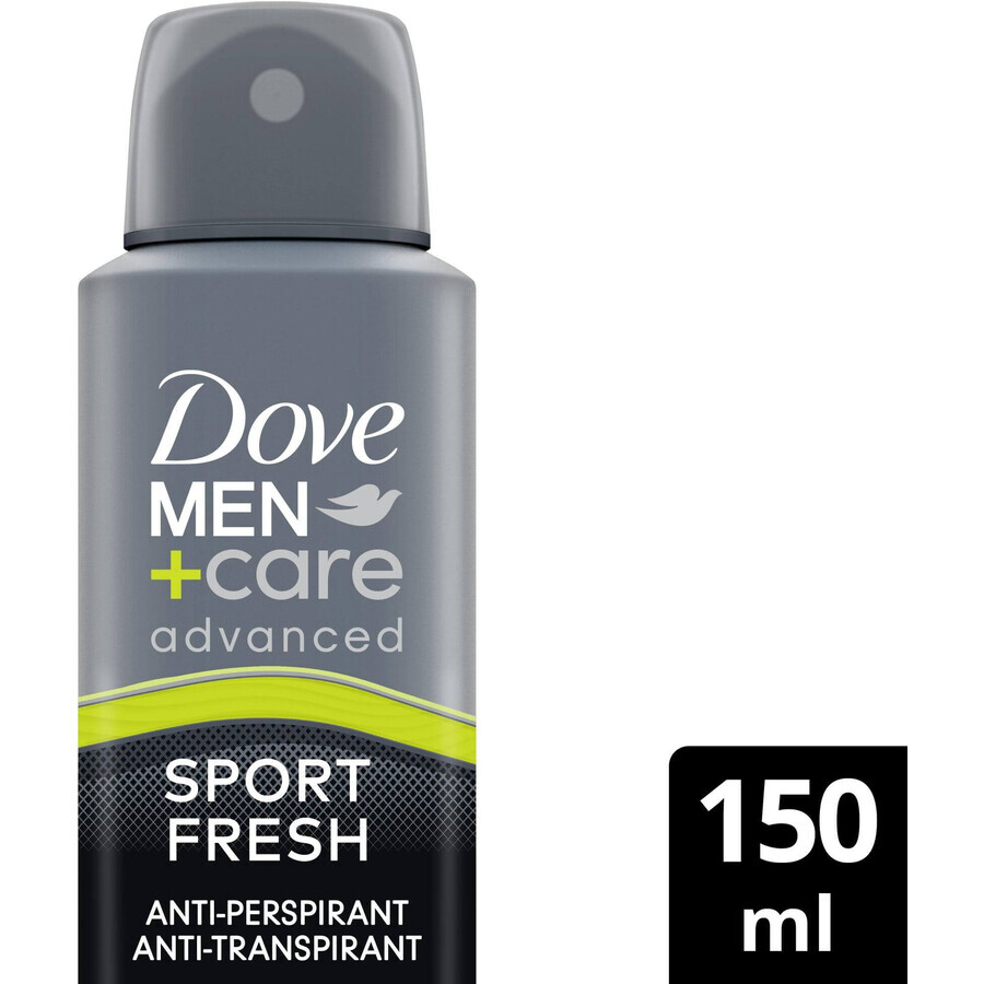 Spray antiperspirant Dove Men+Care Advanced Sport Fresh 150 ml