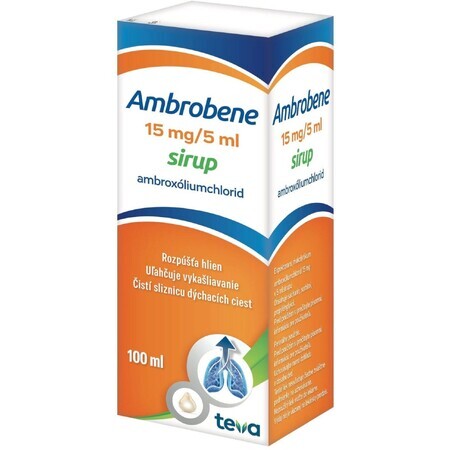 Ambrobene 15 mg/5 ml siroop 100 ml