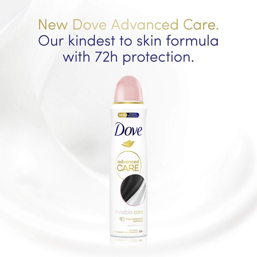 Spray antiperspirant Dove Advanced care Invisible care 150 ml