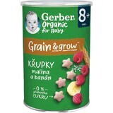 Gerber croustillants bio aux framboises et aux bananes 35 g