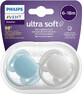 Philips Avent Soother Ultrasoft Premium neutru 6-18m băiat 2 buc