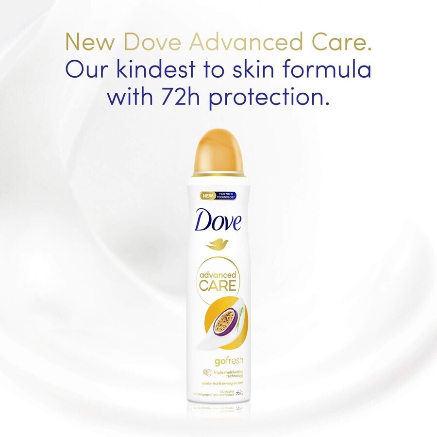 Spray antiperspirant Dove Advanced care Maracuja & Lemongrass 150 ml