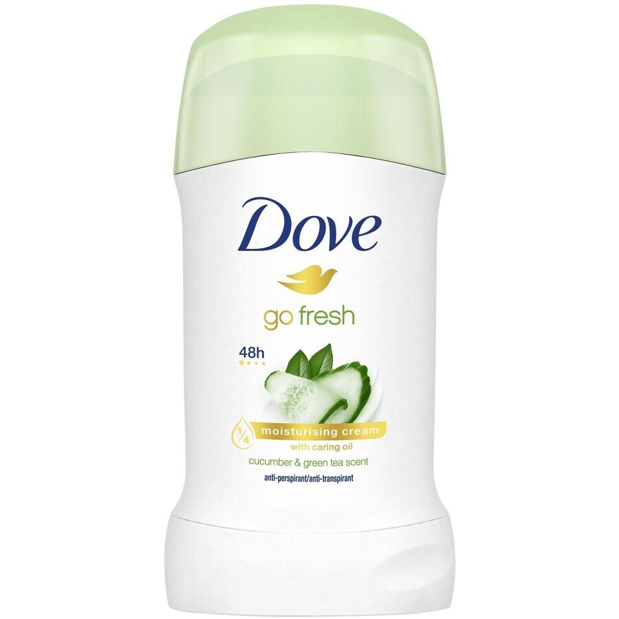 Dove Go Fresh Castravete și ceai verde Antiperspirant solid 40 ml