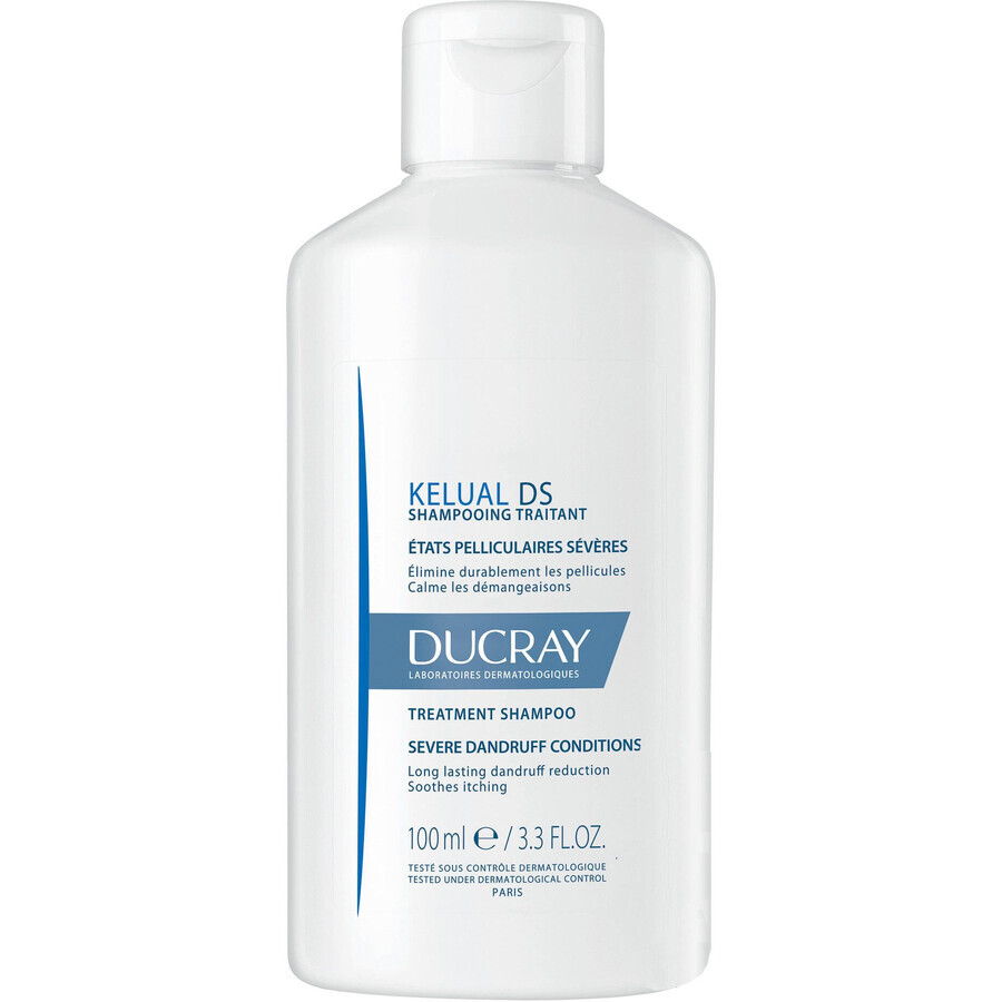 Ducray Kelual DS Champú para caspa severa con enrojecimiento y picor intensos del cuero cabelludo 100 ml