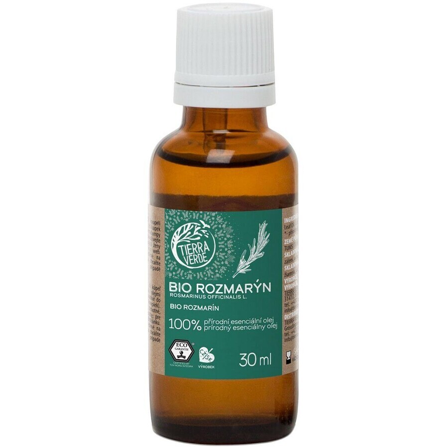 Tierra Verde Ulei esențial BIO Rozmarin 30 ml