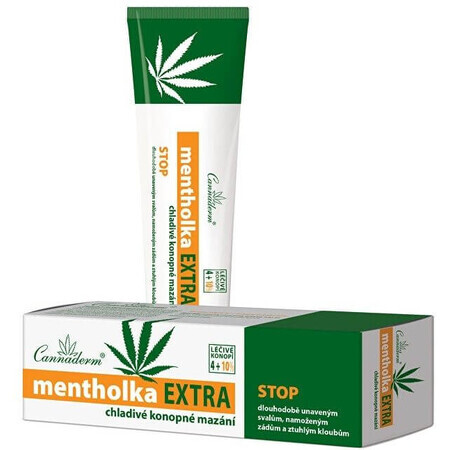 Cannaderm Mentholka EXTRA răcire cânepă lubrifiere 150 ml