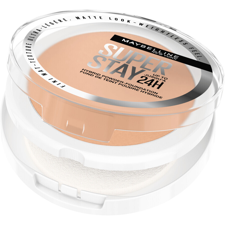 Maybelline Maybelline New York SuperStay 24H Hybrid Powder-Foundation 40 poudre de maquillage, 9 g