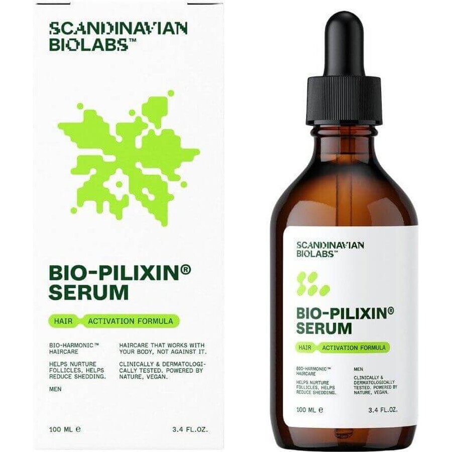 Scandinavian Biolabs® Bio-Pilixin® Activation serum om haaruitval te vertragen en haargroei te bevorderen voor mannen 100 ml