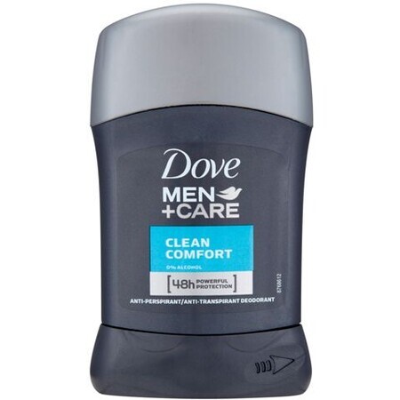 Dove Men+Care Men+Care Clean Comfort Antitranspirante Sólido para Hombre 50 ml