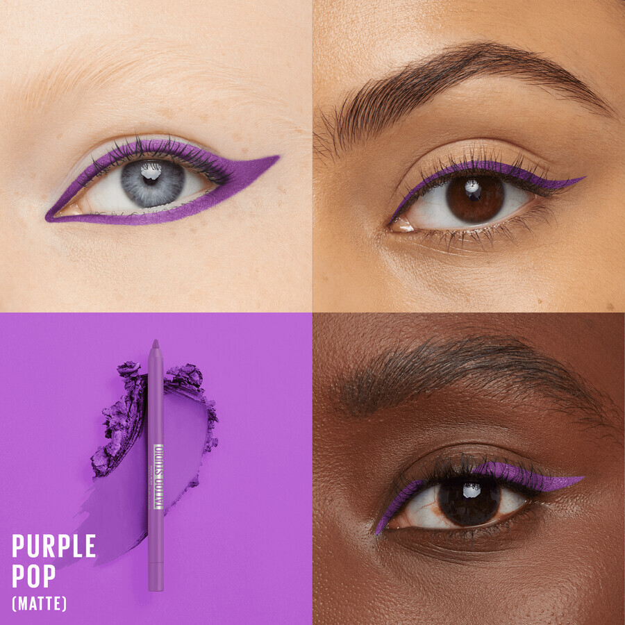 Maybelline New York Tatoo Tatoo Purple Pop Matita Gel