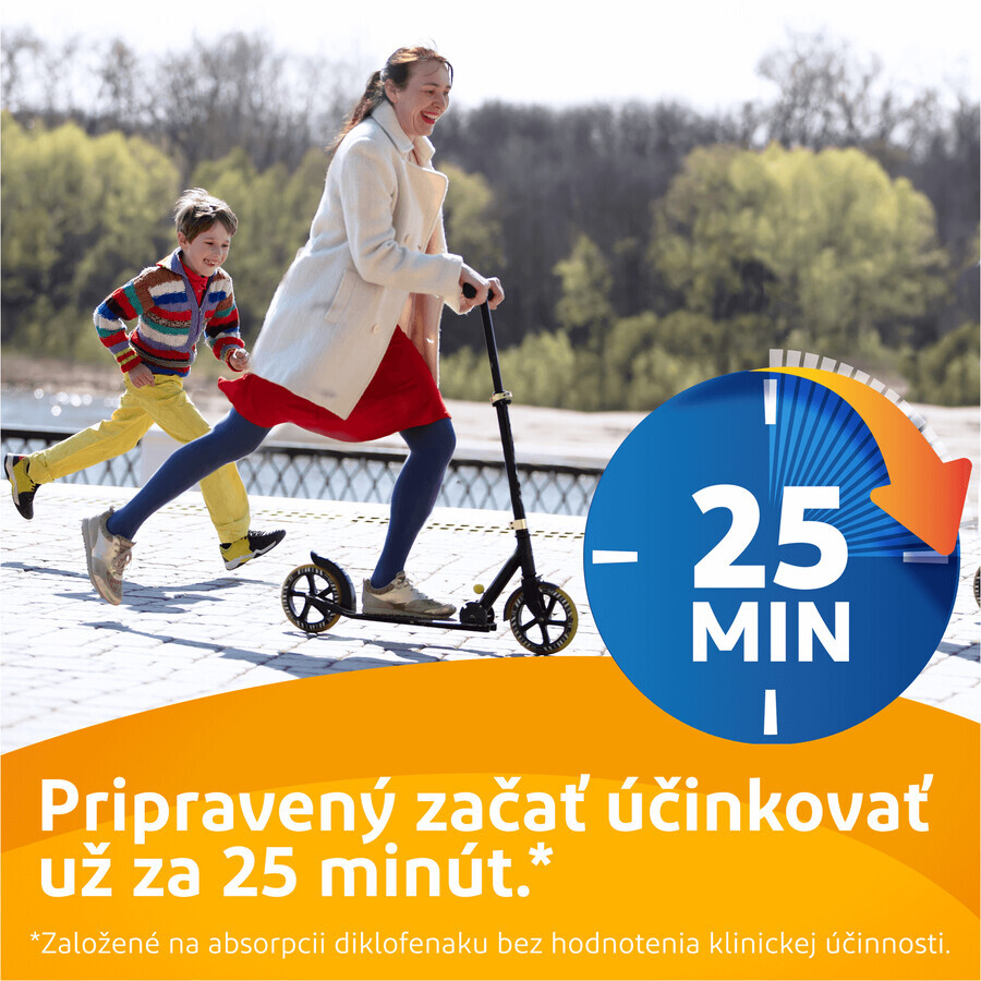 Voltaren Rapid 25 mg capsule moi pentru ameliorarea rapidă a durerii cu efect antiinflamator 20 capsule moi