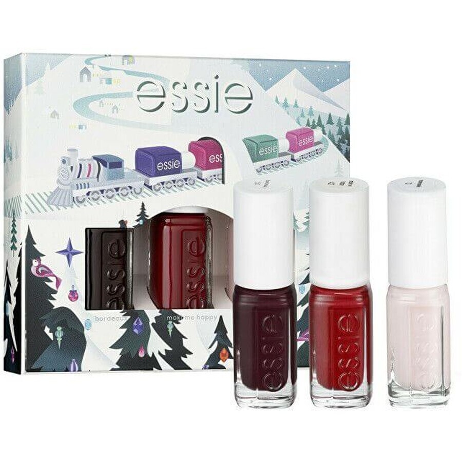 Essie Crăciun lac de unghii set minitriopack 3 x 5 ml