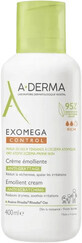 A-Derma Exomega control cremă emolientă pentru pielea uscată predispusă la eczeme atopice 400 ml