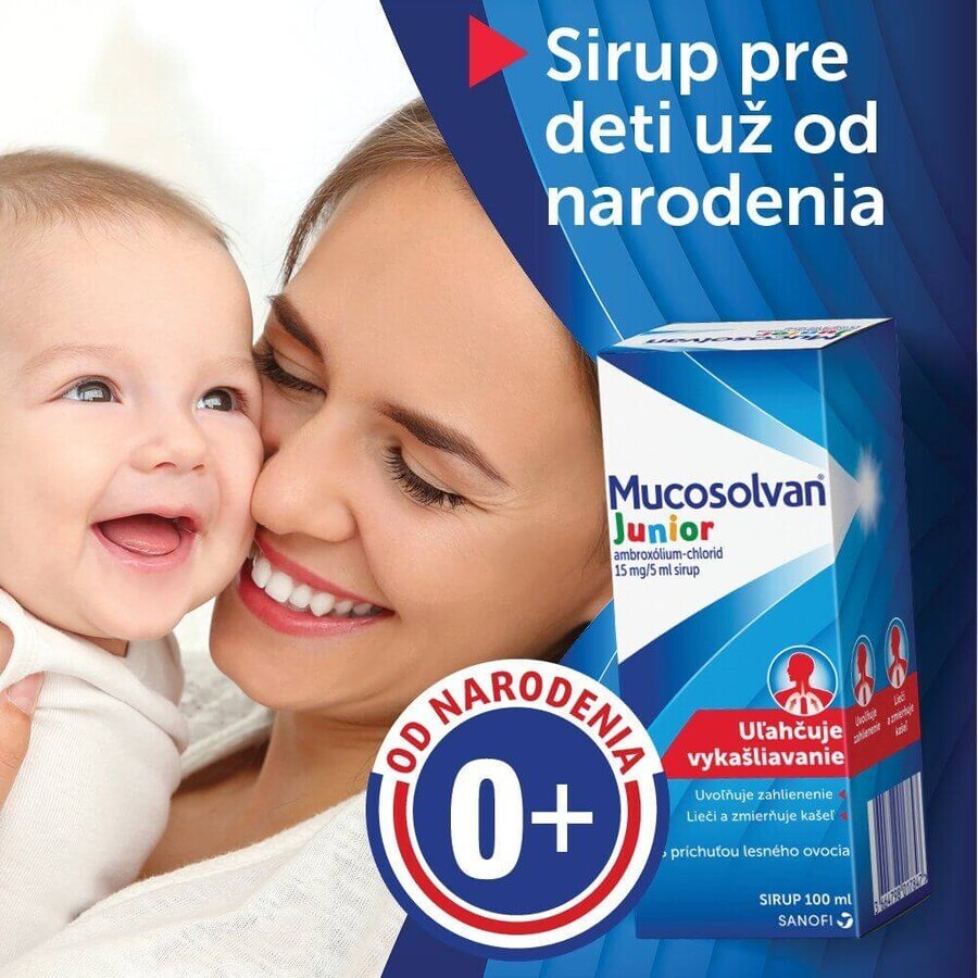 Mucosolvan ® Junior sirop 15mg/5ml 100 ml