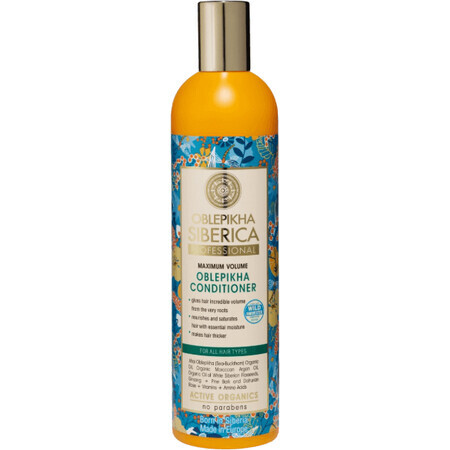 Conditioner Natura Siberica Sea Buckthorn for all hair types maximum volume 400 ml