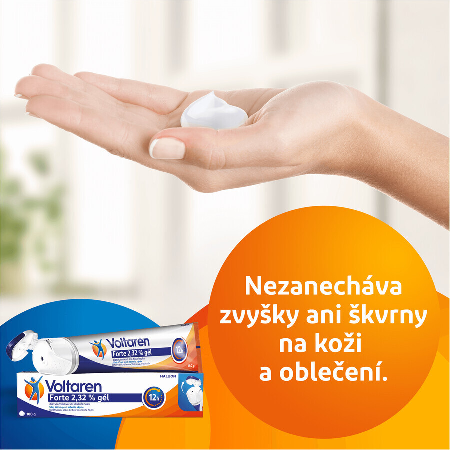 Voltaren Forte 2,32% gel cu diclofenac pentru dureri de spate, musculare și articulare 50 g