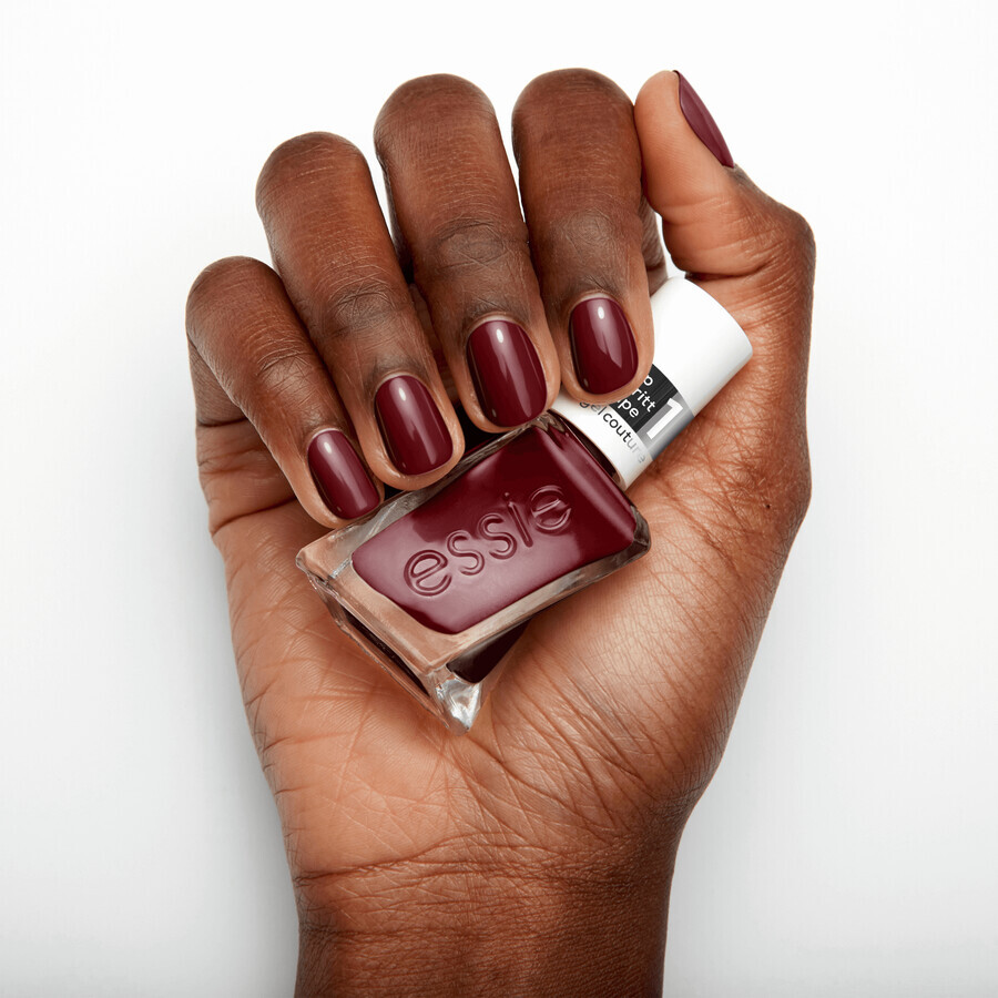 Essie gel couture 2.0 360 spiked with style lac de unghii roșu, 13,5 ml