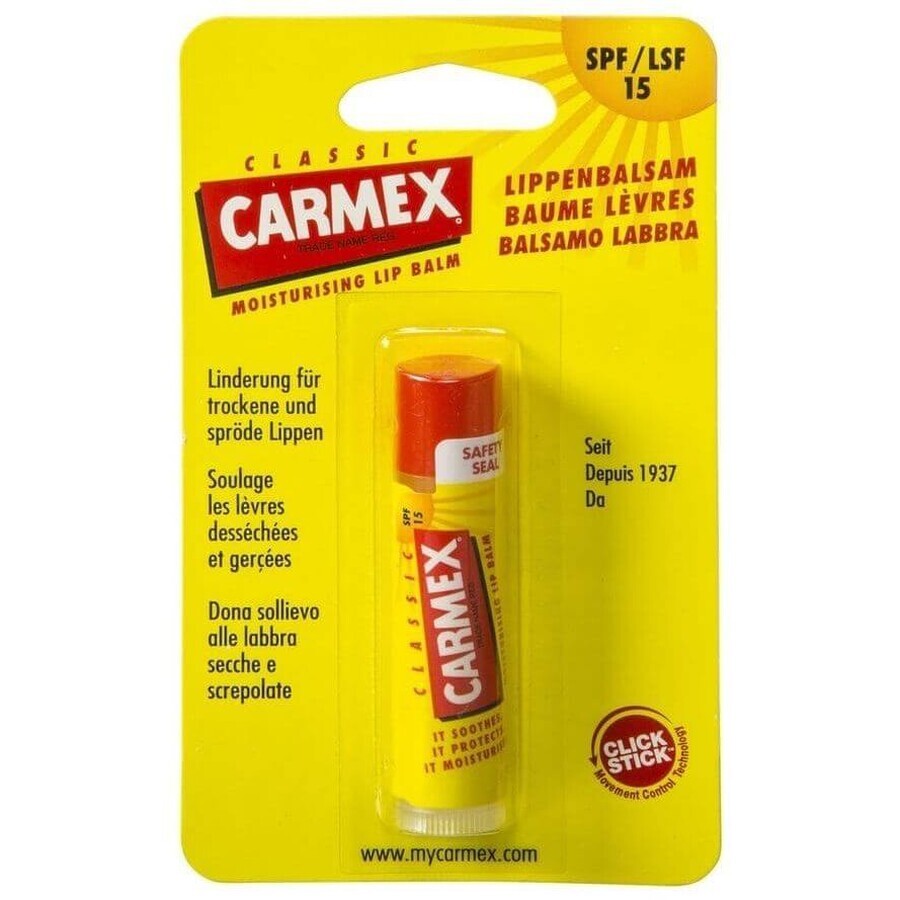 Carmex Hydraterende Lippenbalsem SPF/LSF 15 4 g